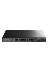 Obrázok pre Cudy GS5024S4 síťový přepínač Řízený L3 Gigabit Ethernet (10/100/1000) Černá