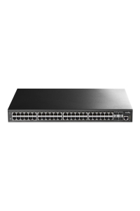 Cudy GS5048S4 síťový přepínač Řízený L3 Gigabit Ethernet (10/100/1000) Černá Obrázok pre Cudy GS5048S4 síťový přepínač Řízený L3 Gigabit Ethernet (10/100/1000) Černá