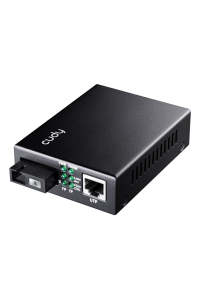 Obrázok pre Cudy MC100GSB-60A konvertor síťové kabeláže 1000 Mbit/s Vícevidové, Jednovidové Černá