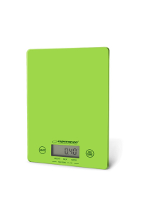 Obrázok pre Esperanza EKS002G kuchyňská výha Elektronická kuchyňská váha Zelená, Žlutá Pracovní deska Obdélník
