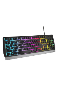 GENESIS Rhod 300 RGB klávesnice Hraní USB QWERTY Anglický Černá Obrázok pre GENESIS Rhod 300 RGB klávesnice Hraní USB QWERTY Anglický Černá