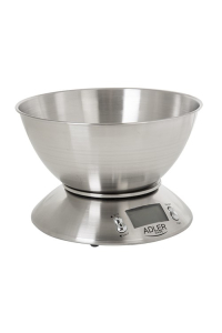 Obrázok pre Adler AD 3134 Elektronická kuchyňská váha Nerezová ocel Kulatý