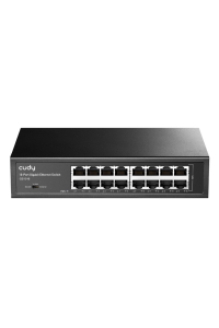 Cudy GS1016 síťový přepínač Nespravované Gigabit Ethernet (10/100/1000) Černá Obrázok pre Cudy GS1016 síťový přepínač Nespravované Gigabit Ethernet (10/100/1000) Černá