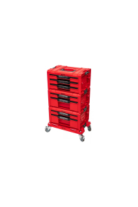 QBRICK SYSTEM PRO DRAWER WORKSHOP SET 3 RED ULTRA HD CUSTOM Obrázok pre QBRICK SYSTEM PRO DRAWER WORKSHOP SET 3 RED ULTRA HD CUSTOM