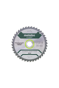 Obrázok pre METABO CIRCULAR SAW BLADE HW/CT 216x30x40Z