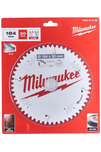 Obrázok pre MILWAUKEE CIRCULAR SAW BLADE 184x30x2.4x54MADE OF ALUMINIUM CSB P W