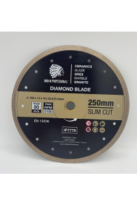 INDIAN PROFESSIONAL SLIM CUT DIAMOND BLADE 250mm Obrázok pre INDIAN PROFESSIONAL SLIM CUT DIAMOND BLADE 250mm