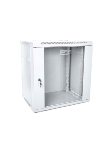 Digitus DN-W19 12U/450 rack Nástěnný regál Šedá Obrázok pre Digitus DN-W19 12U/450 rack Nástěnný regál Šedá