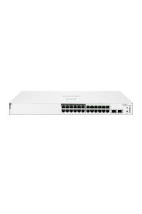 Obrázok pre HPE Aruba Networking Networking Instant On Switch 24p Gigabit CL4 PoE 2p SFP 195W 1830 Řízený L2 Gigabit Ethernet (10/100/1000) Podpora napájení po Ethernetu (PoE) 1U