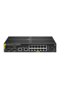 Obrázok pre HPE Aruba Networking CX 6000 12G Class4 PoE 2G/2SFP 139W Switch Řízený L3 Gigabit Ethernet (10/100/1000) Podpora napájení po Ethernetu (PoE) 1U