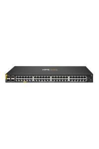 HPE Aruba Networking CX 6100 48G Class4 PoE 4SFP+ 370W Switch Řízený L3 Gigabit Ethernet (10/100/1000) Podpora napájení po Ethernetu (PoE) 1U Černá Obrázok pre HPE Aruba Networking CX 6100 48G Class4 PoE 4SFP+ 370W Switch Řízený L3 Gigabit Ethernet (10/100/1000) Podpora napájení po Ethernetu (PoE) 1U Černá
