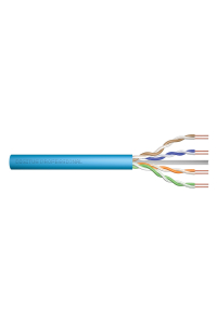 Digitus DK-1616-A-VH-1 síťový kabel Modrá 100 m Cat6a U/UTP (UTP) Obrázok pre Digitus DK-1616-A-VH-1 síťový kabel Modrá 100 m Cat6a U/UTP (UTP)