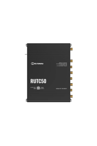 Teltonika RUTC50 bezdrátový router Gigabit Ethernet Dvoupásmový (2,4 GHz / 5 GHz) 5G Černá Obrázok pre Teltonika RUTC50 bezdrátový router Gigabit Ethernet Dvoupásmový (2,4 GHz / 5 GHz) 5G Černá