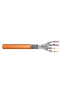 Digitus DK-1743-VH-10 síťový kabel Oranžová 1000 m Cat7 S/FTP (S-STP) Obrázok pre Digitus DK-1743-VH-10 síťový kabel Oranžová 1000 m Cat7 S/FTP (S-STP)