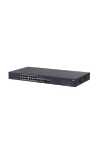 Obrázok pre Dahua Technology DH-CS4218-16ET-135 síťový přepínač Řízený L2 Gigabit Ethernet (10/100/1000) Podpora napájení po Ethernetu (PoE) Černá