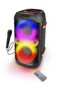 Esperanza EP156 BT FM LED RGB KARAOKE reproduktor černý 20W Obrázok pre Esperanza EP156 BT FM LED RGB KARAOKE reproduktor černý 20W