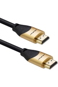 Qoltec 50354 Kabel HDMI v2.1 Ultra vysokorychlostní 8K | 60Hz | 30AWG | ZLATO | 1 m Obrázok pre Qoltec 50354 Kabel HDMI v2.1 Ultra vysokorychlostní 8K | 60Hz | 30AWG | ZLATO | 1 m