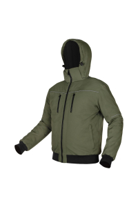 Obrázok pre Insulated jacket with hood OUTDOOR, green, size L