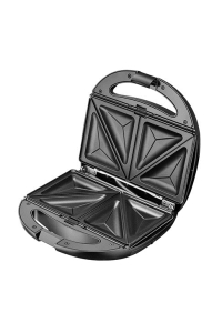Adler AD 3040 sendvičovač 1200 W Černá, Šedá Obrázok pre Adler AD 3040 sendvičovač 1200 W Černá, Šedá