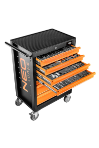 Workshop cabinet, 7 drawers + 176 tools Obrázok pre Workshop cabinet, 7 drawers + 176 tools