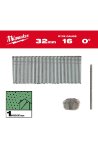 MILWAUKEE STUDS 16G/25mm/0° FOR M18 FN16GS /5000pcs. Obrázok pre MILWAUKEE STUDS 16G/25mm/0° FOR M18 FN16GS /5000pcs.