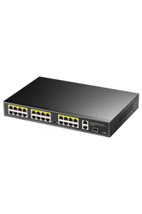 Obrázok pre Cudy FS1026PS1 network switch Unmanaged Gigabit Ethernet (10/100/1000) Power over Ethernet (PoE) Black