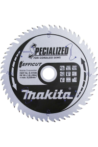 Obrázok pre MAKITA CIRCULAR SAW BLADE 165x20x56Z EFFICUT MDF/LAMINATE/WOOD