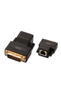 Digitus DS-54101 kabelová redukce RJ-45 F DVI-D M Černá Obrázok pre Digitus DS-54101 kabelová redukce RJ-45 F DVI-D M Černá