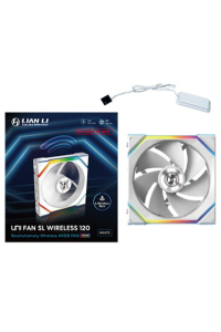 Lian Li UNI FAN SL Wireless 120 Reverse Blade Počítačová skříň Ventilátor 12 cm Bílá 1 kusů Obrázok pre Lian Li UNI FAN SL Wireless 120 Reverse Blade Počítačová skříň Ventilátor 12 cm Bílá 1 kusů