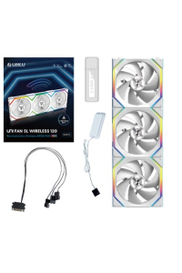 Lian Li UNI FAN SL Wireless 120 Počítačová skříň Ventilátor 12 cm Bílá 3 kusů Obrázok pre Lian Li UNI FAN SL Wireless 120 Počítačová skříň Ventilátor 12 cm Bílá 3 kusů