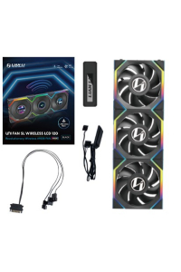 Obrázok pre Lian Li UNI FAN SL Wireless LCD 120 Počítačová skříň Ventilátor 12 cm Černá 3 kusů