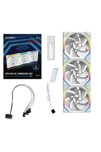 Lian Li UNI FAN SL Wireless 120 Reverse Blade Počítačová skříň Ventilátor 12 cm Bílá 3 kusů Obrázok pre Lian Li UNI FAN SL Wireless 120 Reverse Blade Počítačová skříň Ventilátor 12 cm Bílá 3 kusů