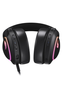ASUS ROG DELTA II Sluchátka s mikrofonem Kabelový a bezdrátový Přes hlavu Hraní USB typu C Bluetooth Černá Obrázok pre ASUS ROG DELTA II Sluchátka s mikrofonem Kabelový a bezdrátový Přes hlavu Hraní USB typu C Bluetooth Černá