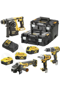 Obrázok pre DEWALT. 18V DCK428P3T COMBO KIT (DCF894 + DCD796 + DCG405 + DCH273) 3x5.0Ah TSTAK