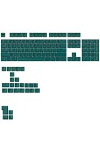Obrázok pre Glorious GPBT Basics Keycaps, ANSI Layout (US), PBT, Dye-Sub - Totem Green