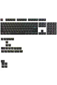 Glorious GPBT Backlit Keycaps, ANSI Layout (US), PBT, Dye-Sub - Black Obrázok pre Glorious GPBT Backlit Keycaps, ANSI Layout (US), PBT, Dye-Sub - Black