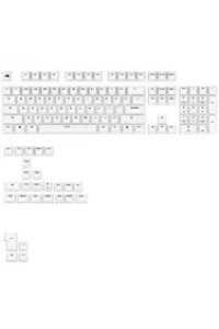 Glorious GPBT Basics Keycaps, ANSI Layout (US), PBT, Dye-Sub - Classic White Obrázok pre Glorious GPBT Basics Keycaps, ANSI Layout (US), PBT, Dye-Sub - Classic White