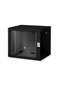 Digitus DN-19 09-U-SW rack 9U Nástěnný regál Černá Obrázok pre Digitus DN-19 09-U-SW rack 9U Nástěnný regál Černá