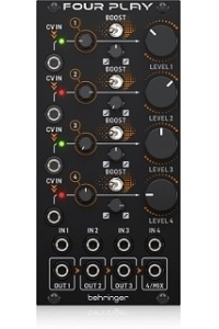 Behringer FOUR PLAY Moduł syntezatora modularnego Obrázok pre Behringer FOUR PLAY Moduł syntezatora modularnego