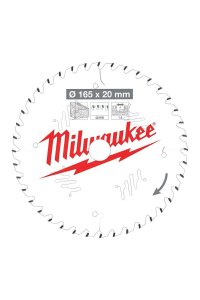 Obrázok pre MILWAUKEE CIRCULAR SAW BLADE 160x20x2.2x48Z WOOD - CLEAN CUT CSB P W