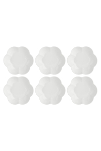 Obrázok pre Set of 6 Villadeifiori Soup Plates - White, 20 cm