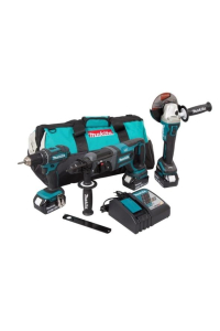 Obrázok pre MAKITA. ZES. COMBO 18V DLX3078TX1 DDF482+DGA504+DHR241 3x5.0 BAG