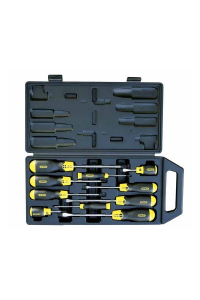 Obrázok pre Screwdrivers cushion grip set 10 pcs (flat+Philips