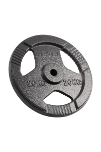 Obrázok pre Cast iron weight 20kg, bore 31mm, disc with handles, REBEL ACTIVE