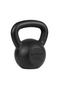 Cast iron kettlebell 18kg, REBEL ACTIVE Obrázok pre Cast iron kettlebell 18kg, REBEL ACTIVE