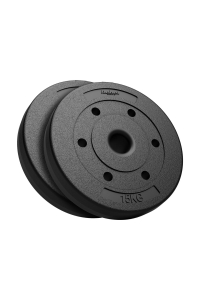 Bituminous Weight Set 2x15kg, 51mm Hole - for Olympic Bars, REBEL ACTIVE Obrázok pre Bituminous Weight Set 2x15kg, 51mm Hole - for Olympic Bars, REBEL ACTIVE