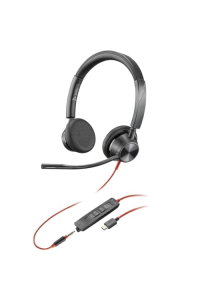 HP Poly Stereofonní náhlavní souprava Poly Blackwire 3325 USB-C + 3,5mm konektor + adaptér USB-C/A Obrázok pre HP Poly Stereofonní náhlavní souprava Poly Blackwire 3325 USB-C + 3,5mm konektor + adaptér USB-C/A