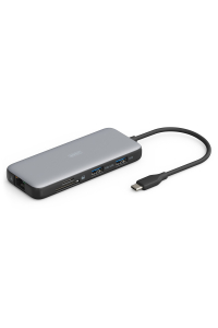 Digitus DA-70915 dokovací stanice/replikátor portů Kabel USB 3.2 Gen 2 (3.1 Gen 2) Type-C Černá, Šedá Obrázok pre Digitus DA-70915 dokovací stanice/replikátor portů Kabel USB 3.2 Gen 2 (3.1 Gen 2) Type-C Černá, Šedá
