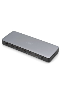 Obrázok pre Digitus DA-70918 dokovací stanice/replikátor portů Kabel USB 3.2 Gen 2 (3.1 Gen 2) Type-C Černá, Šedá