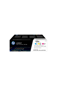 HP 131A Trojbalení originálních tonerových kazet LaserJet (azurová, purpurová, žlutá) Obrázok pre HP 131A Trojbalení originálních tonerových kazet LaserJet (azurová, purpurová, žlutá)